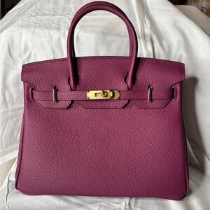 Mille Bags Gabrielle 30cm in purple. No dust bag.